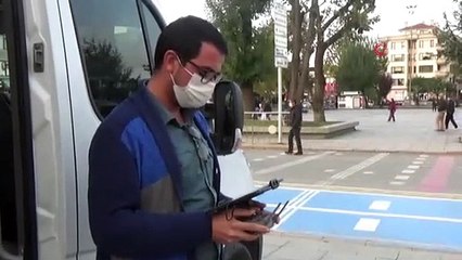 Yerde araçla havada drone ile anons yapılıp vatandaş uyarıldı