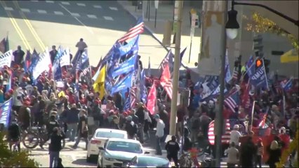 تظاهرات لأنصار ترامب اعتراضا على نتيجة الانتخابات