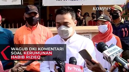 Soal Kerumunan Habib Rizieq, Ini Tanggapan Wakil Gubernur DKI Jakarta