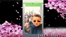 EXILE ATSUSHI　撮影時はむくみとってジムいく！最新instagram story