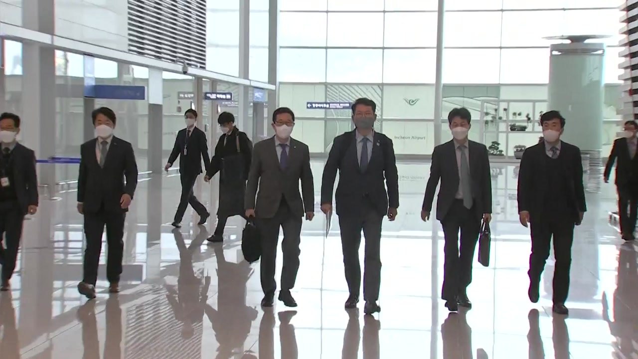 민주당 한반도TF 미국으로 출국..."한반도 평화 프로세스 공감대 형성" / YTN