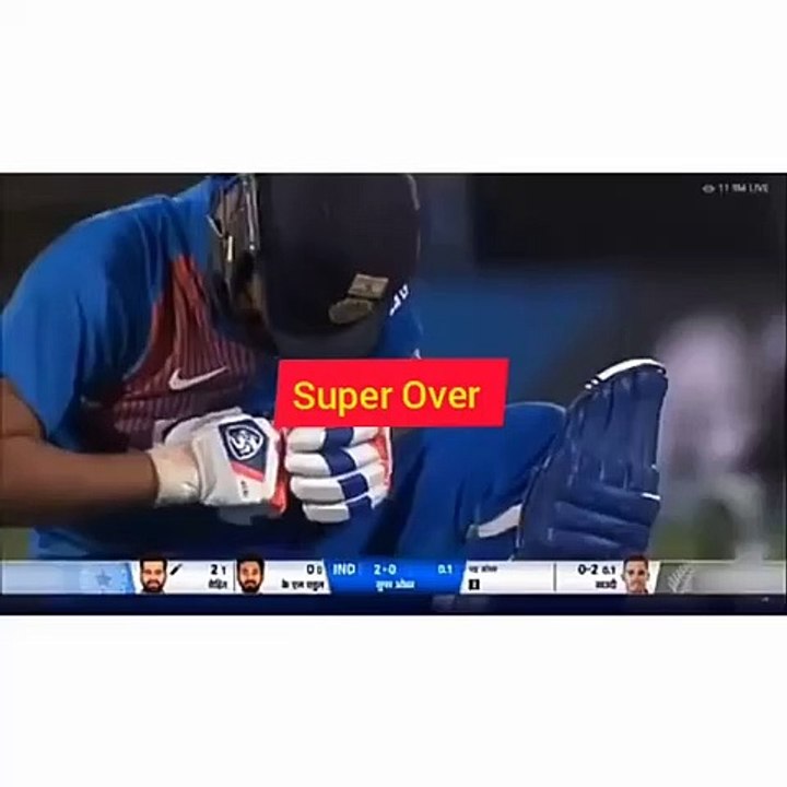 #Short video // Rohit Sharma hot six supper over match in India win