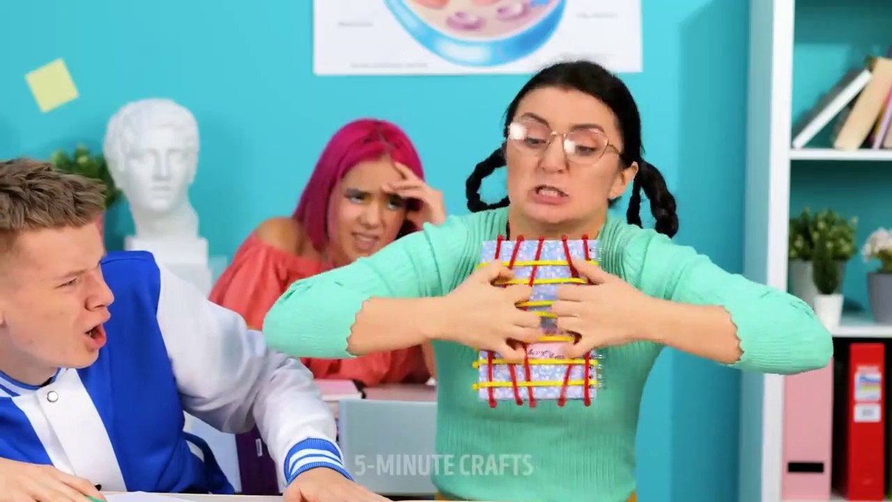 OMG! CRAZY SCHOOL PRANKS. 12 DIY back to school pranks and hacks by 5-Minute crafts