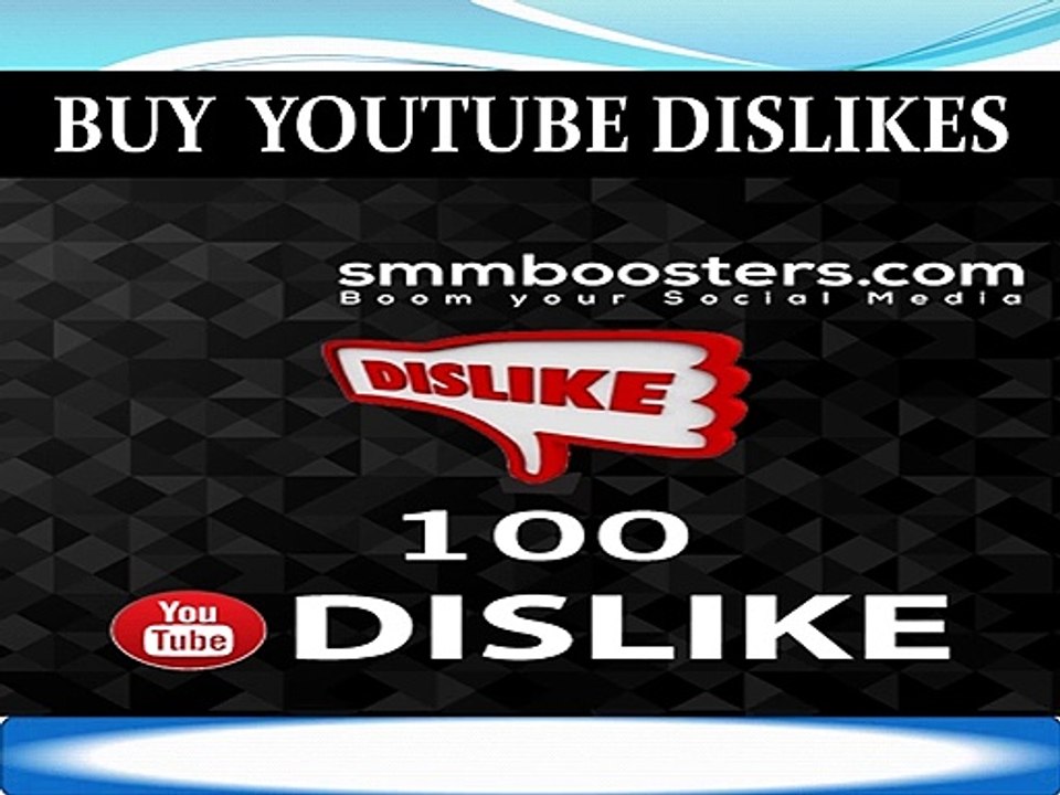 Buy YouTube Dislikes, Likes, Views, Relevant Comments for Any Video