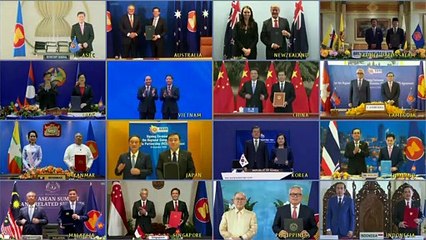China y otros 14 países firman el tratado comercial más grande del mundo sin EE. UU.