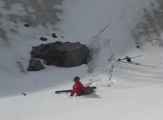 Guy Tumbles Downhill While Attempting Flip off Snowy Slope