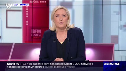 Marine Le Pen: "Les lieux doivent être ouverts pendant le confinement"