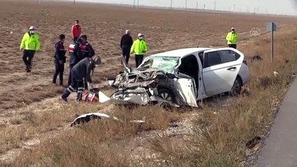 Otomobil tıra çarptı: 1 ölü 1 yaralı - AKSARAY