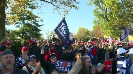 Al menos una persona apuñalada y 10 detenidos durante las protestas pro-Trump en Washington