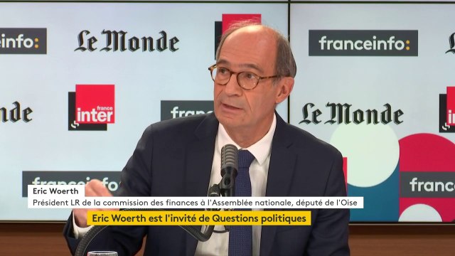 Eric Woerth : Le pays est dans un état inquiétant. Nicolas Sarkozy comprend la France, il comprend le pays (...). Il a son rôle à jouer, mais le veut-il ? Il dit partout que non. S'il ne veut pas jouer un rôle direct, il pourra aider, conseiller...