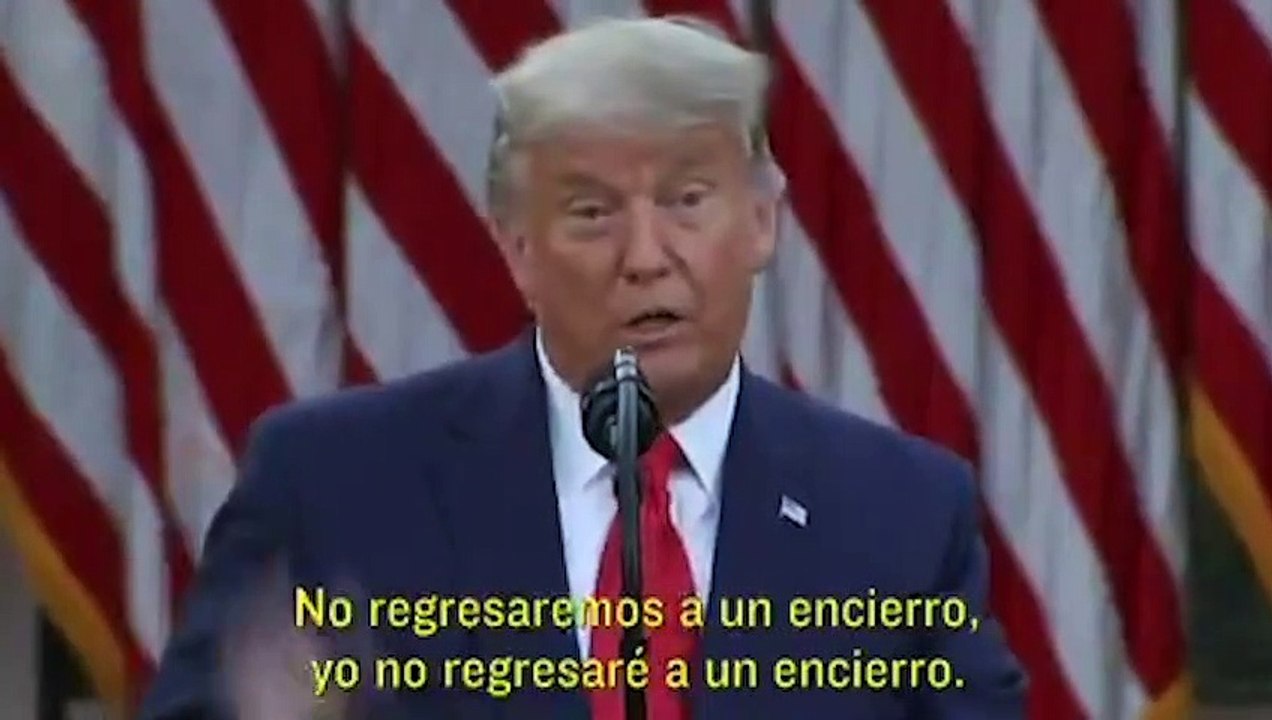 Trump descarta el confinamiento en EEUU