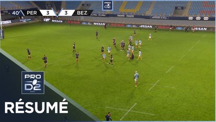 PRO D2 - Résumé USA Perpignan-AS Béziers Hérault: 10-16 - J9 - Saison 2020/2021