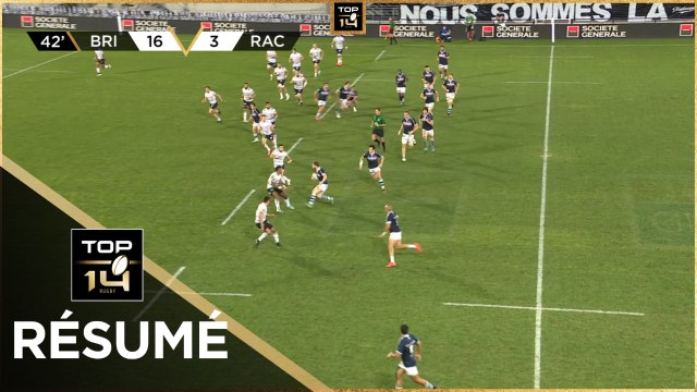 TOP 14 - Résumé CA Brive-Racing 92: 19-23 - J9 - Saison 2020/2021