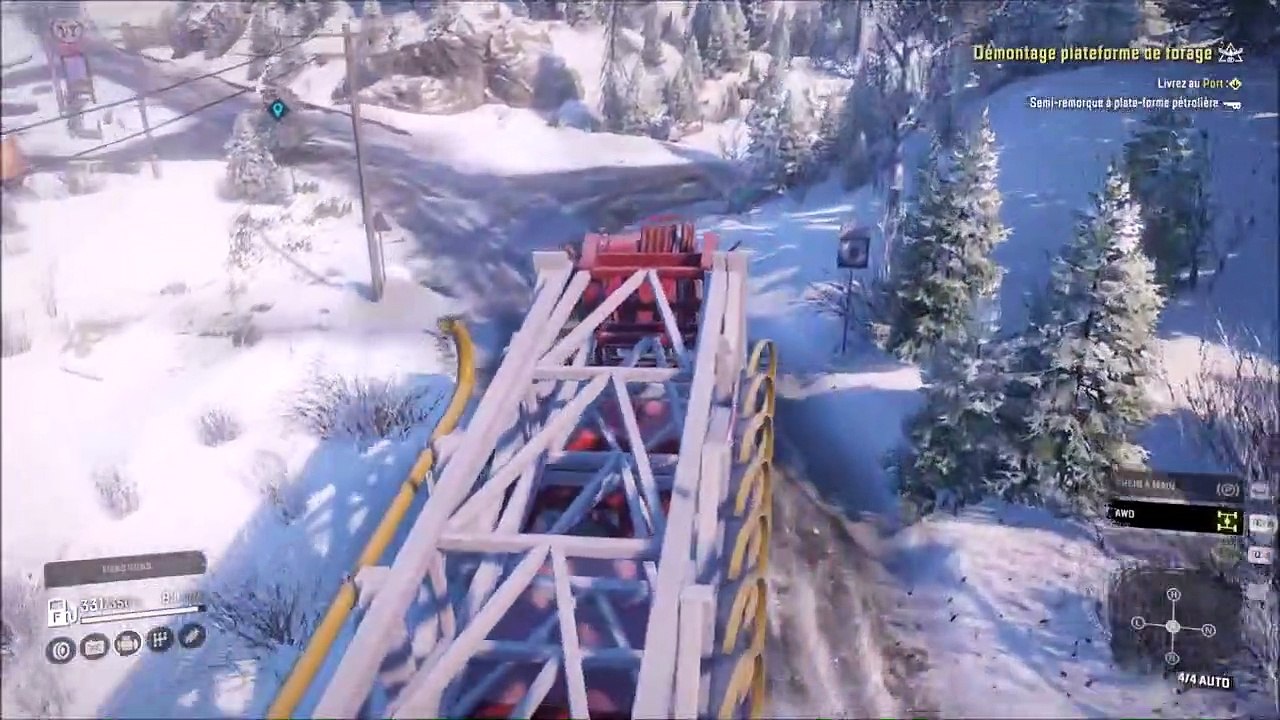 Demontage plateforme de forage en Alaska