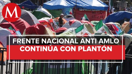FRENAAA, aún sin levantar campamento del Zócalo de CdMx