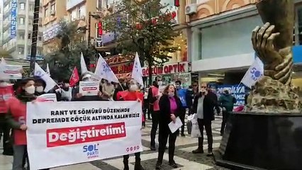 SOL Parti: Salgında ölen, depremde göçük altında kalan biz olmayacağız
