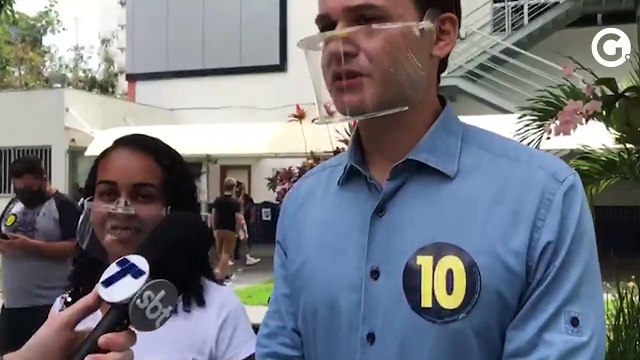Candidato Lorenzo Pazolini, afirma que acredita na democracia e está confiante no segundo turno