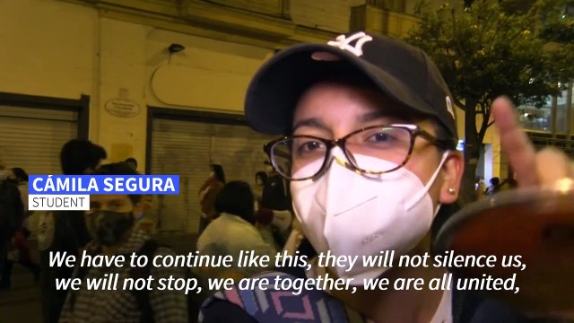 Peruvian police and protesters clash in anti-government protests