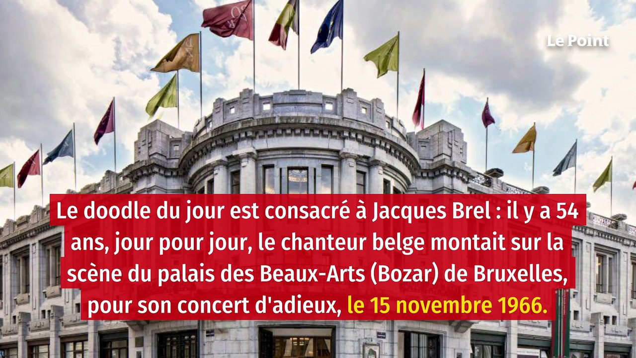 Le concert d'adieux de Jacques Brel à Bruxelles