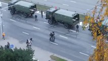 Decenas de detenidos en una nueva protesta en Minsk contra Lukashenko