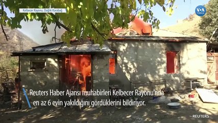 Ermeniler Çekildiği Yerlerdeki Evleri Yakıyor