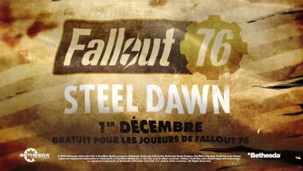 Fallout 76: La mise à jour Aube d'Acier c'est pour bientôt