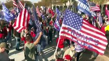 Donald Trump supporters rally in the streets of Washington, D.C. for 'million MAGA march'