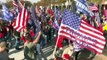 Donald Trump supporters rally in the streets of Washington, D.C. for 'million MAGA march'