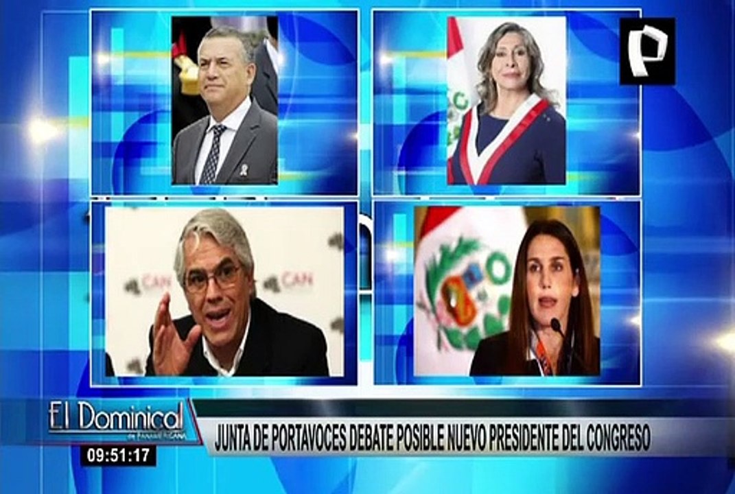 Congreso: Junta de Portavoces inició para buscar salida a crisis política