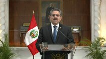 Dimite Manuel Merino, presidente interino de Perú, tras menos de una semana en el cargo