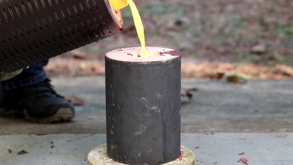 Carving a Pumpkin, Casting it with Bronze