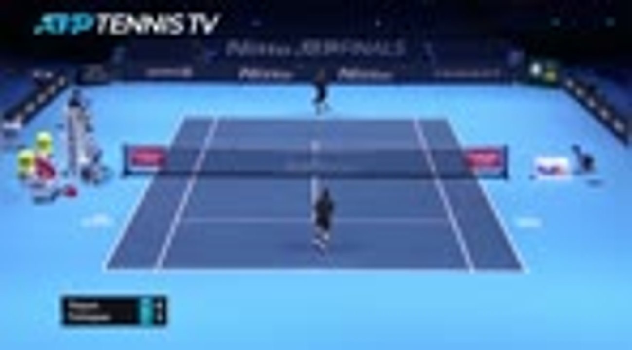 Thiem turns the tables on Tsitsipas in ATP Tour Finals opener