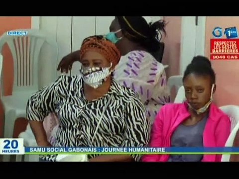 RTG - Opération gratuite de consultations et de distribution de médicaments organisée par le Samu Social Gabonnais à Libreville