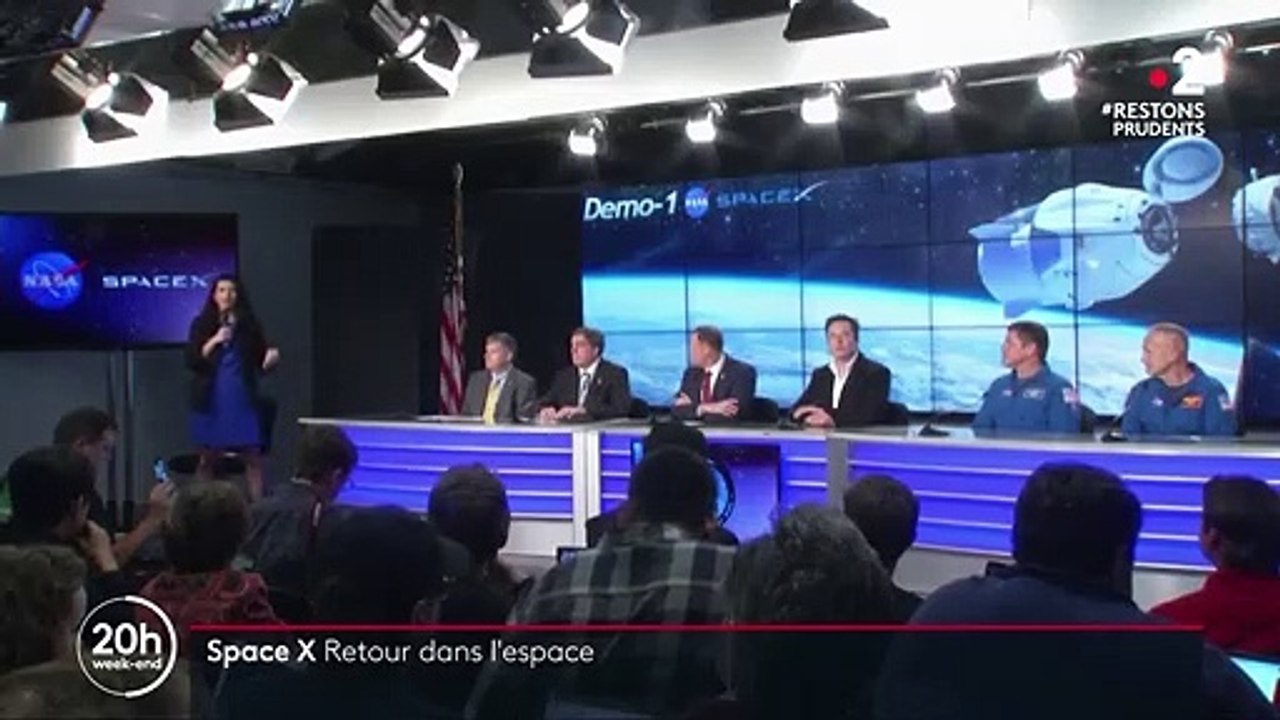 Espace : la fusée SpaceX parée au décollage