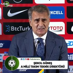 Şenol Güneş: "Eksiklerimizi biliyoruz"