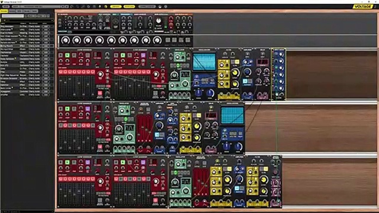 A Tri Sequence Cherry Modular Patch