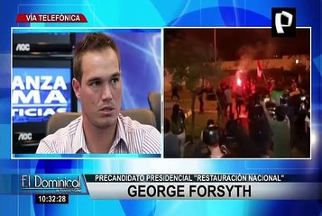 George Forsyth sobre a Manuel Merino: Esperamos sea vacado por el Congreso de inmediato