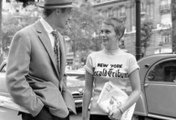 À bout de souffle Film (1960) - Extrait avec Jean Seberg et Jean-Paul Belmondo - New York Herald Tribune
