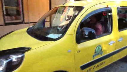 Taksiciden ilginç koronavirüs önlemi