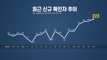 [뉴스라이브] 사흘째 신규 확진 200명대...