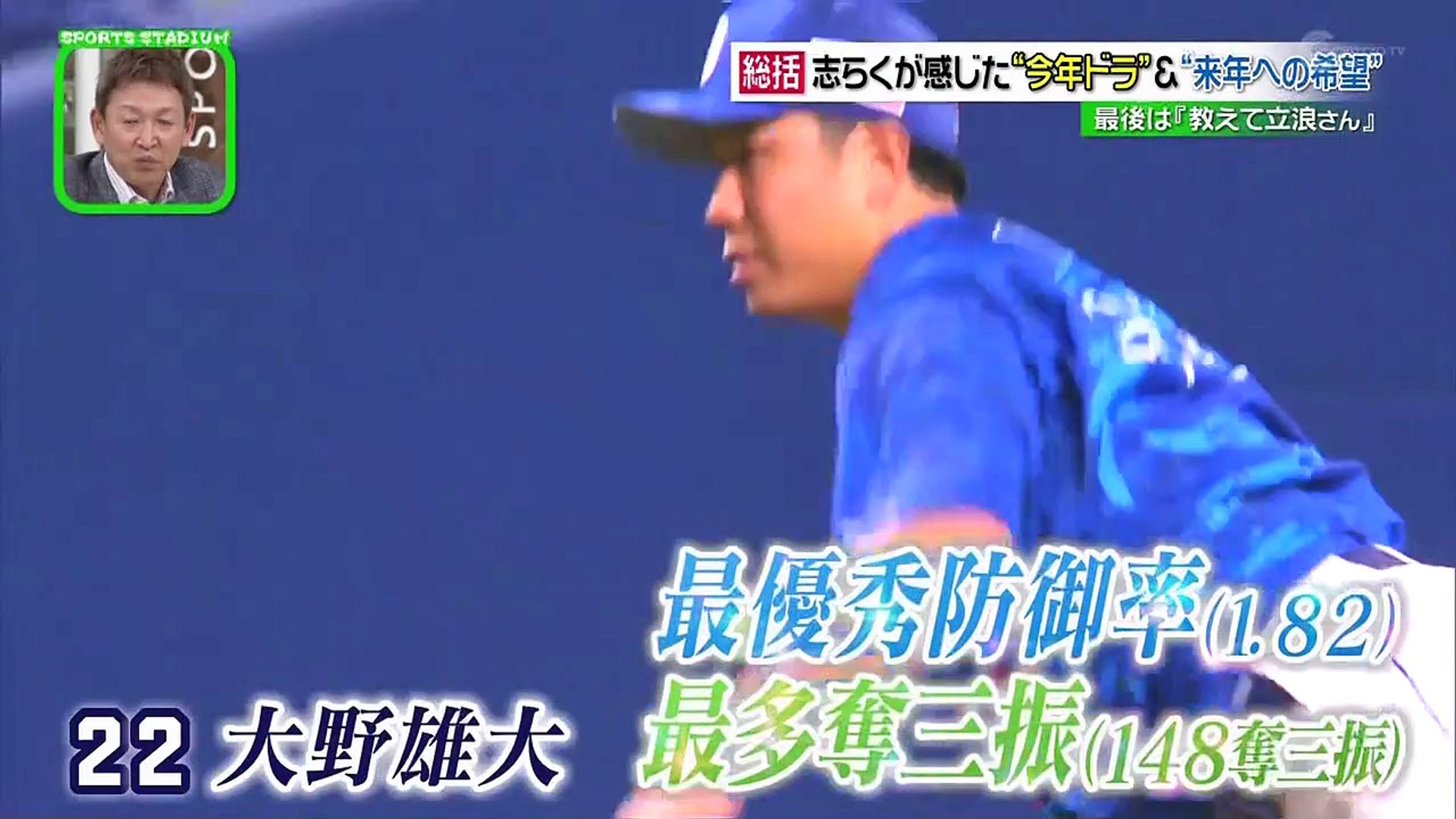 ドラゴンズ スポーツスタジアム 魂 11 15 志らくが感じた今年のドラ 動画 Dailymotion