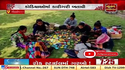 Somnath_ Tativela primary school students made income by painting and designing colourful diyas_