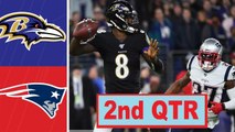 Baltimore Ravens vs New England Patriots Full Game Highlights (2nd Qtr) | Week 10 | NFL 2020