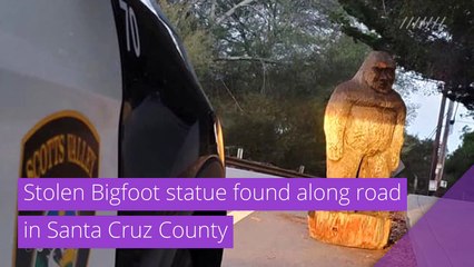 Stolen Bigfoot statue found along road in Santa Cruz County, and other top stories in strange news from November 16, 2020.