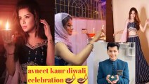 Avneet kaur || siddharth nigam || avneet kaur diwali celebration || sidneet|| avneet kaur diwali 2020 || siddharth nigam diwali ||