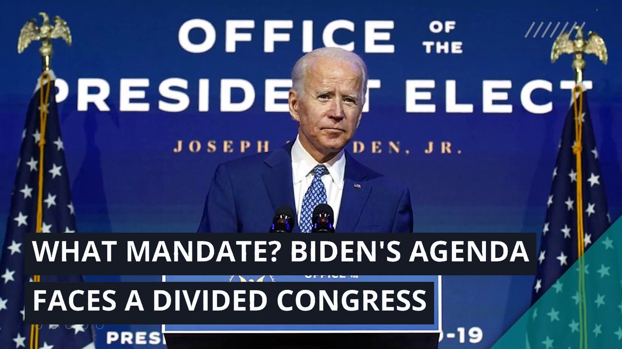 What mandate? Biden's agenda faces a divided Congress, and other top stories in politics from November 16, 2020.