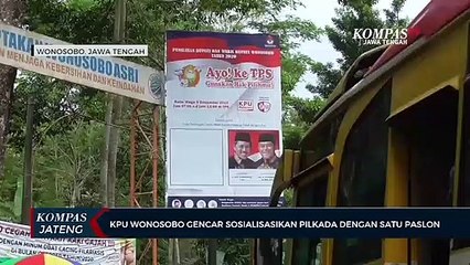 KPU Wonosobo Gencar Sosialisasikan Pilkada dengan Satu Paslon
