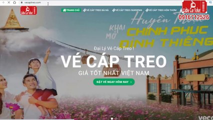 Đại Lý Vé Cáp Treo Giá Rẻ Nhất - VeCapTreo.Com