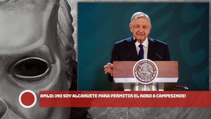 AMLO: ¡No soy alcahuete para permitir el robo a campesinos!