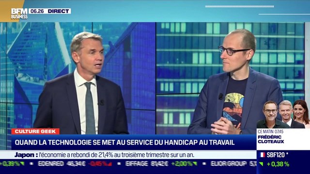 Culture Geek : Quand la technologie se met au service du handicap au travail par Anthony Morel - 16/11